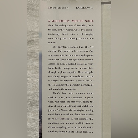 USED BOOK: One Moment, One Morning by Sarah Rayner - Picture 3 of 3